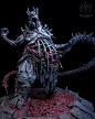 The JAILER, ◂ Alexey Popovici ▸ : The JAILER

Welcome my new nightmare 
For long time i had in mind to make something in dark souls style. 
Something gory, grim and dark  that's how the idea to make a jailer came. 
This guy feeds on souls and life energy 