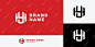 Monogram letter HY or YH with interlock style good for brand clothing apparel streetwear