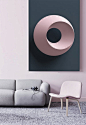 Art Geometry Graphic design Minimalist Pink print