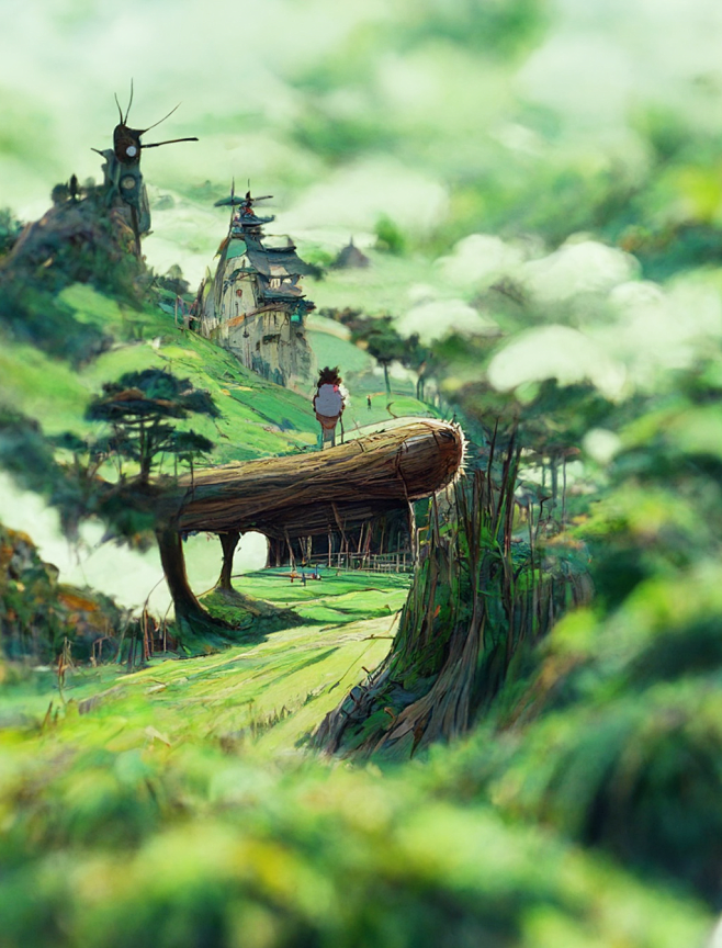 AI绘画-动漫风景-3