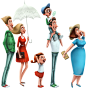 Spring characters : Agency: AM/PM Creative Agency, Ekaterinburg
