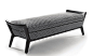 Aaron Bench and Ottoman<br/>W: 78 D: 22 H: 19.25, AH: 19.25, SH: 17.5<br/><a class="text-meta meta-link" rel="nofollow" href="<a class="text-meta meta-link" rel="nofollow" href="<a cla