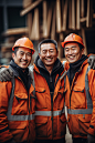 城市建设者工地施工人物肖像摄影图片