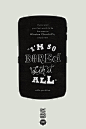 Inspiring Typography in Print Ads