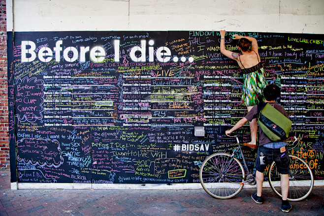“Before I die I want...