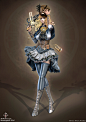 Steampunk girl, MIMDIAmond "mohamad reza pardakhti" : This is my personal ( just for fun and practicing ) project base on SHAL.E's work "Steampunk girl" 
https://www.pixiv.net/member_illust.php?mode=medium&illust_id=63107746
https: