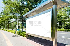 布告栏,公车站,空白的,数字化显示,交通,现代,商业金融和工业