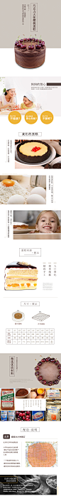 原创#生日蛋糕 糕点 甜品 零食 简洁详情页#@嗡嗡思密达