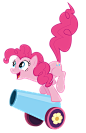 Pinkie Cannon by OTfor2
#my little pony##小马宝莉##彩虹小马#