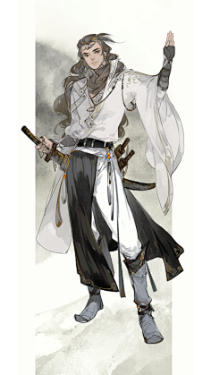 二次元日韩服饰男古风