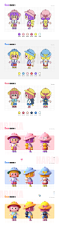 blind box cartoon image Character design  cute girls IP design IP设计 卡通形象 品牌形象 角色设计