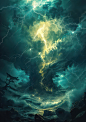 pngtree-a-dramatic-storm-scene-with-swirling-clouds-and-lightning-illuminating-the-image_16668601