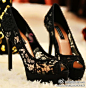 Lace heels omg! amazing