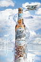 Blue Aeroplane beer : To show our skills we made a beer advertising of a not existing product called Blue Aeroplane. The label design is made by Mariusz Matwiej. The whole integration, 3D modeling, texturing and rendering is made by Maciej Frolow.