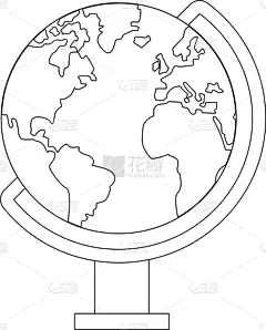 分离着色,地球形,黑色,非都市风光,国内著名景点,概念,科学,图像,旅行,教育