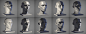 MALE HEAD, LIGHT REFERENCE TOOL