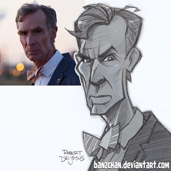 Pencil sketched and ...