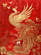 金凤高飞展宏图，呈祥之光满乾坤|凤凰纹样 - 小红书