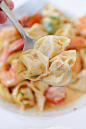 Amazing recipe for creamy Shrimp & Sun-Dried Tomato Tortellini. Budget-friendly and tastes better than any Italian restaurant's! | rasamalaysia.com