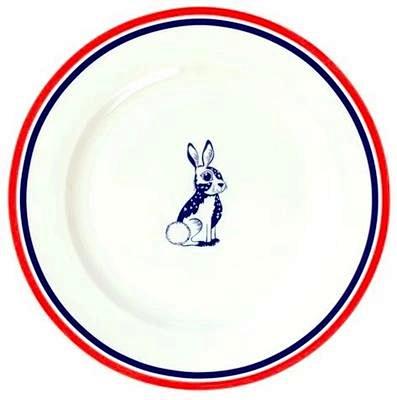 RABBIT DINNER PLATE ...