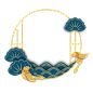 中国风花鸟边框