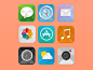 Low Poly iOS 7 Icons