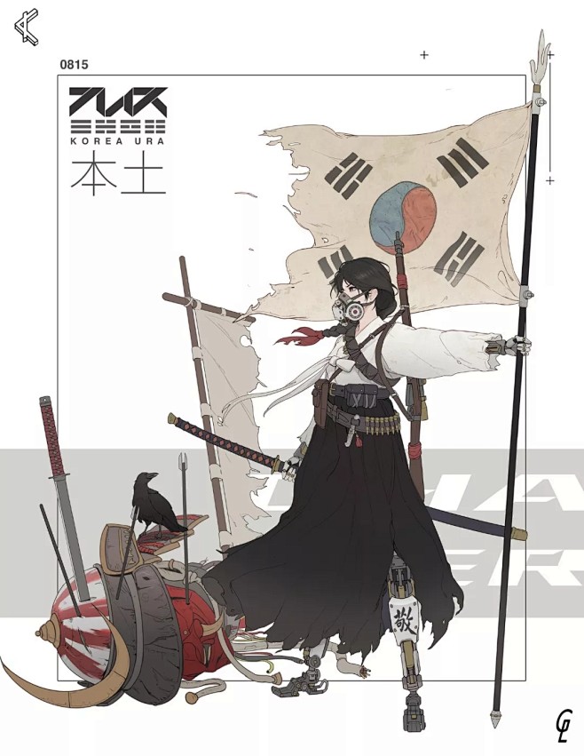 cyberpunkschoolgirls少女装甲战士系列韩国概念设计师parkjunkyu