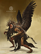 Indrasoft（因陀罗）环形战争 角色原画 UE4欧美暗黑写实