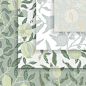 莫里斯欧式复古唯美植物花纹花卉墙纸背景印刷AI矢量 (21)
