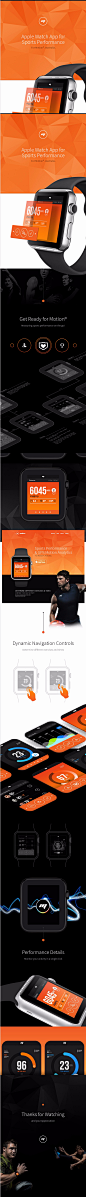 Apple Watch App - Motion - Sports Performance on Behance