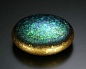 Modern lacquer box with mother of pearl, by Shinya Yamamura.