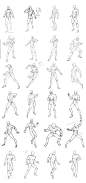 male poses chart 02 by THEONEG