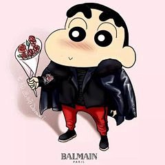 蜡笔小新穿牛仔服_360图片