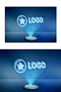 全息logo样机效果图