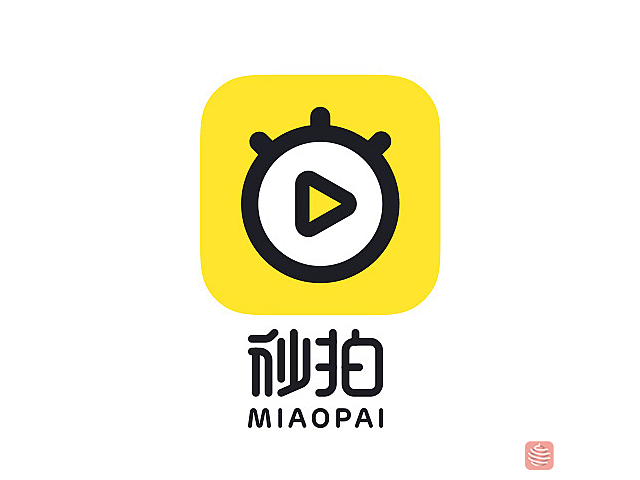 短视频分享app“秒拍”新标志logo