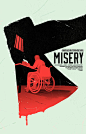 Misery Movie Poster by Levente Szabó