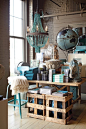 Retail VM | Visual Merchandising | Home Adornment | Retail Design | Serene as seaglass at Revival in Chattanooga
