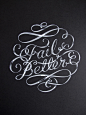 Fail Better mural on the Behance Network