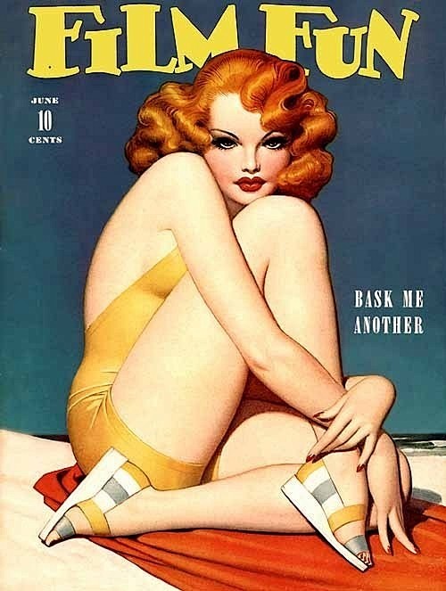 欧美50年代惹火时尚杂志招贴画--Ⅰ