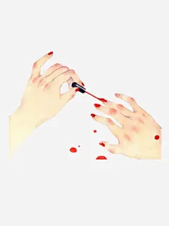 涂指甲免抠素材 png素材