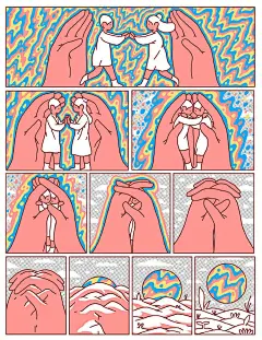 插画师 Evan M. Cohen 的寓意漫画作品，每一副都像是一个故事。#遇见艺术#  #插画# ​​​​