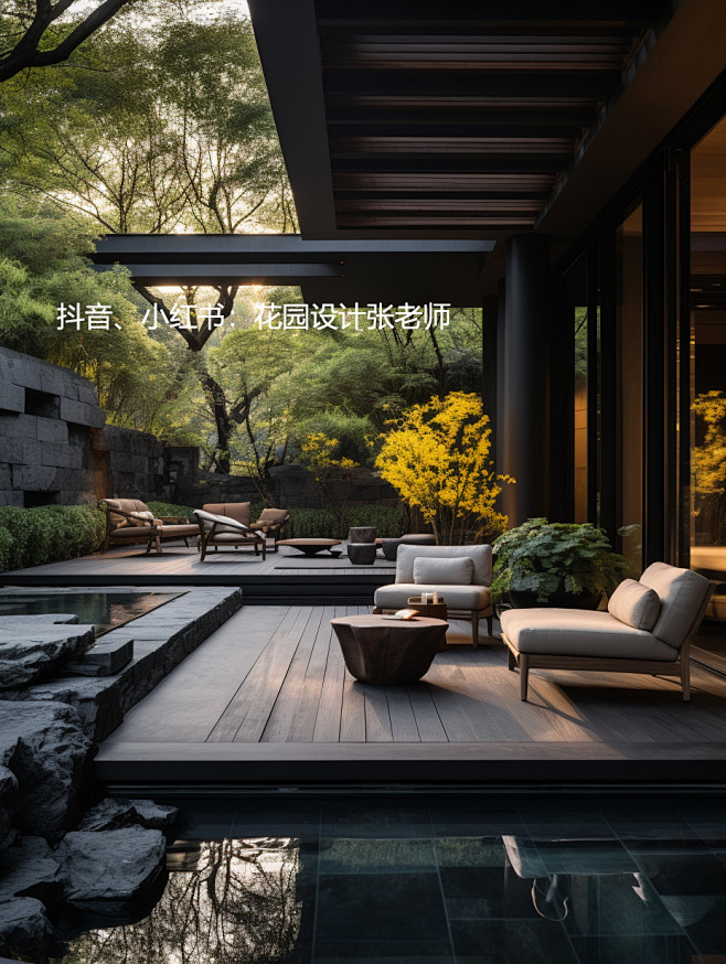 庭院意向—中式禅意庭院