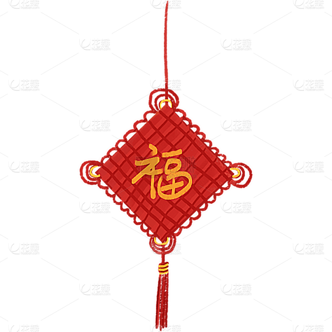 过年装饰-福字中国结挂饰