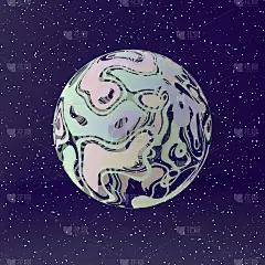 抽象背景的球形形状。3 d渲染。