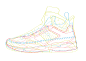 Orchestra : Sometimes my brain is so simple, so I can't get reach to the shoe design such as Adidas & Raf Simons's Ozweego which is my favorite design. This is personal experiment to achieve new sillhouette and design by overlapping different characte