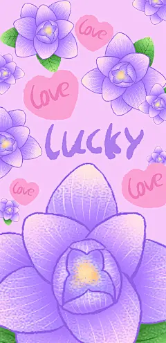 创意插画小花手机壁纸