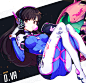 D.Va——OverWatch守望先锋——【P站：57446888 | 画师： Hwansang ，有爱请给作者评分以示支持喔～源地址：O网页链接】