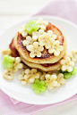 Pancakes with Banana Flowers