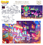 Crash 4: It's about time Mardi Gras theme. Concept exploration