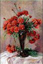 雅培富勒格雷夫斯（1859-1936）
在银色花瓶中的红色指甲